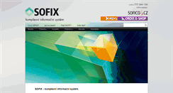 Desktop Screenshot of informacni-system.sofix.cz