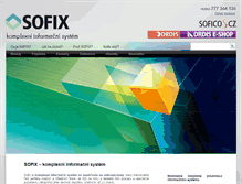 Tablet Screenshot of informacni-system.sofix.cz